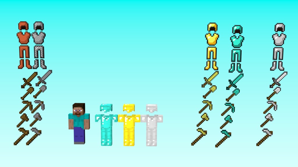 Minecraft Armour and weapons  preview image 1
