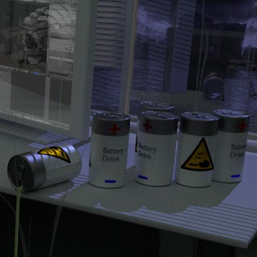 A futuristic drink for robots preview image