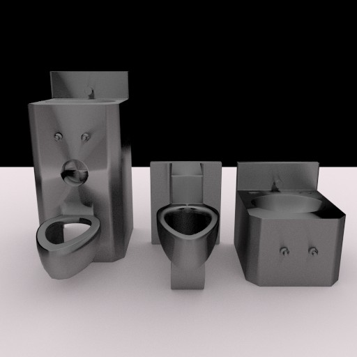 Stainless Steel Sink and Toilets preview image 1