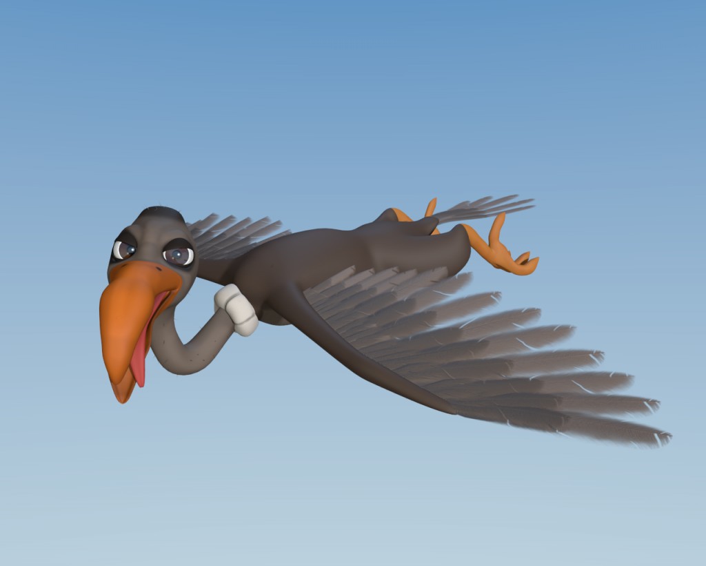 vulture cartoon preview image 1