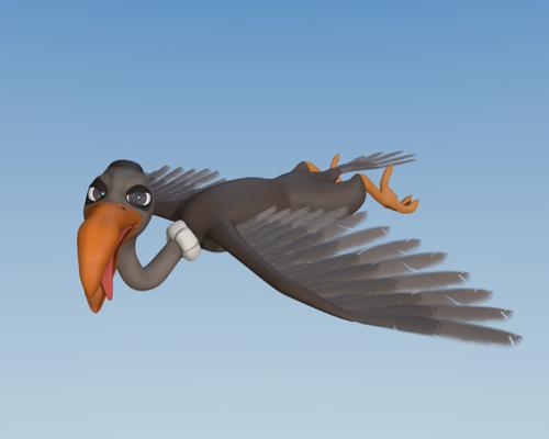 vulture cartoon preview image