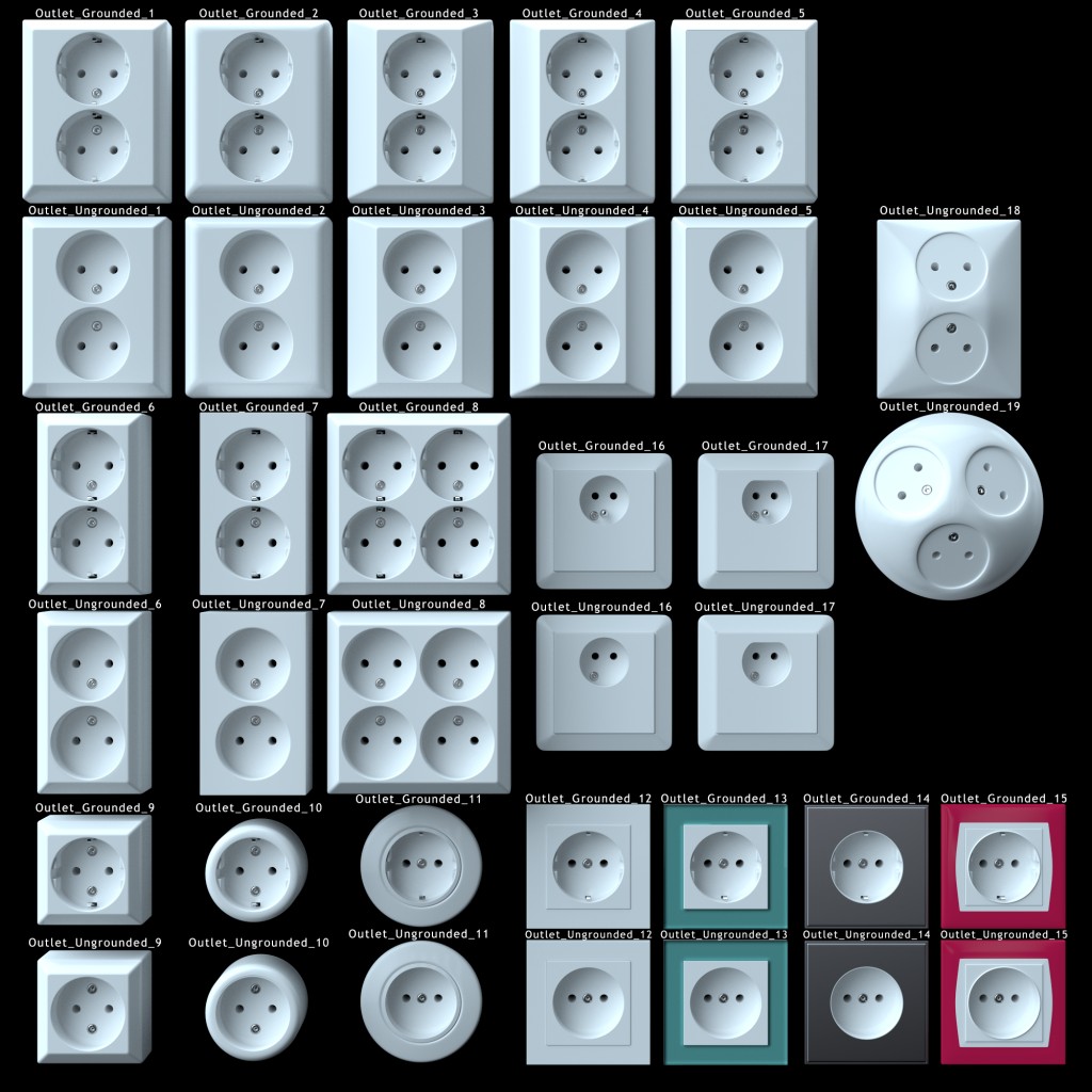 Outlets & Switches (EURO Style) preview image 2