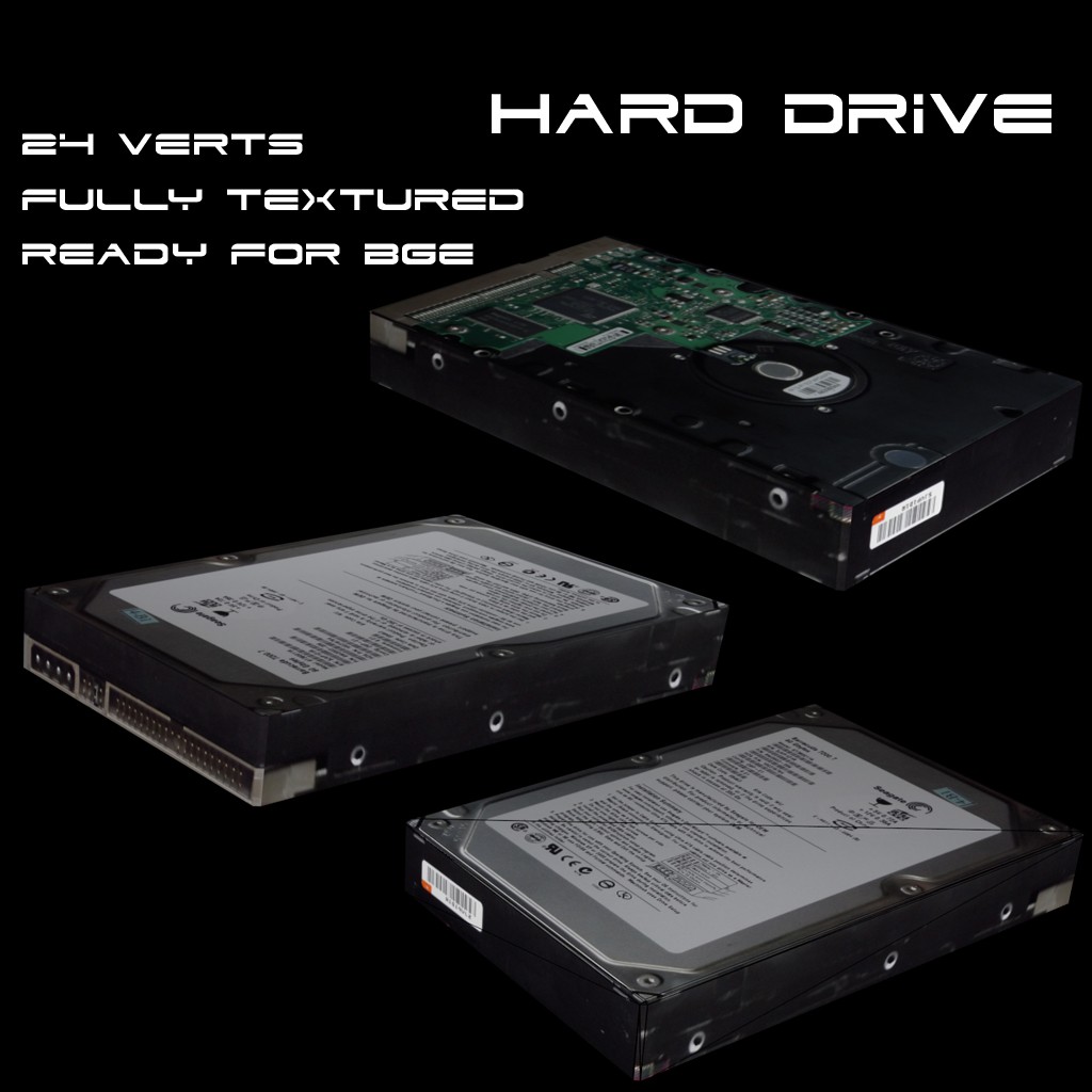 Low Poly - Hard Drive preview image 1