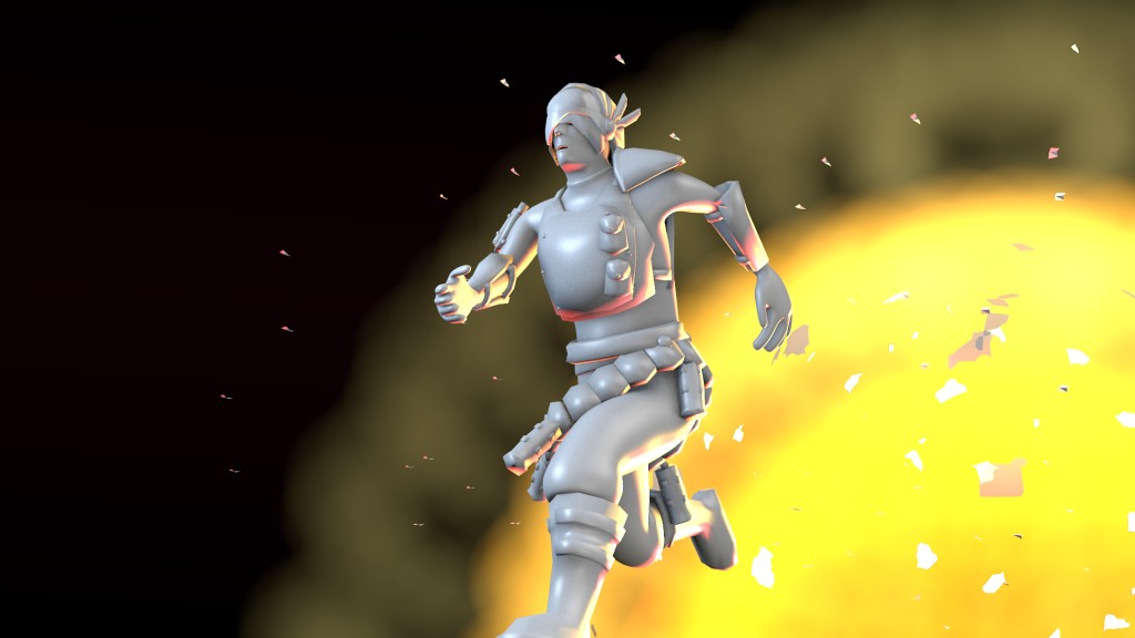 futuristic soldier_Request for funny007bond preview image 1