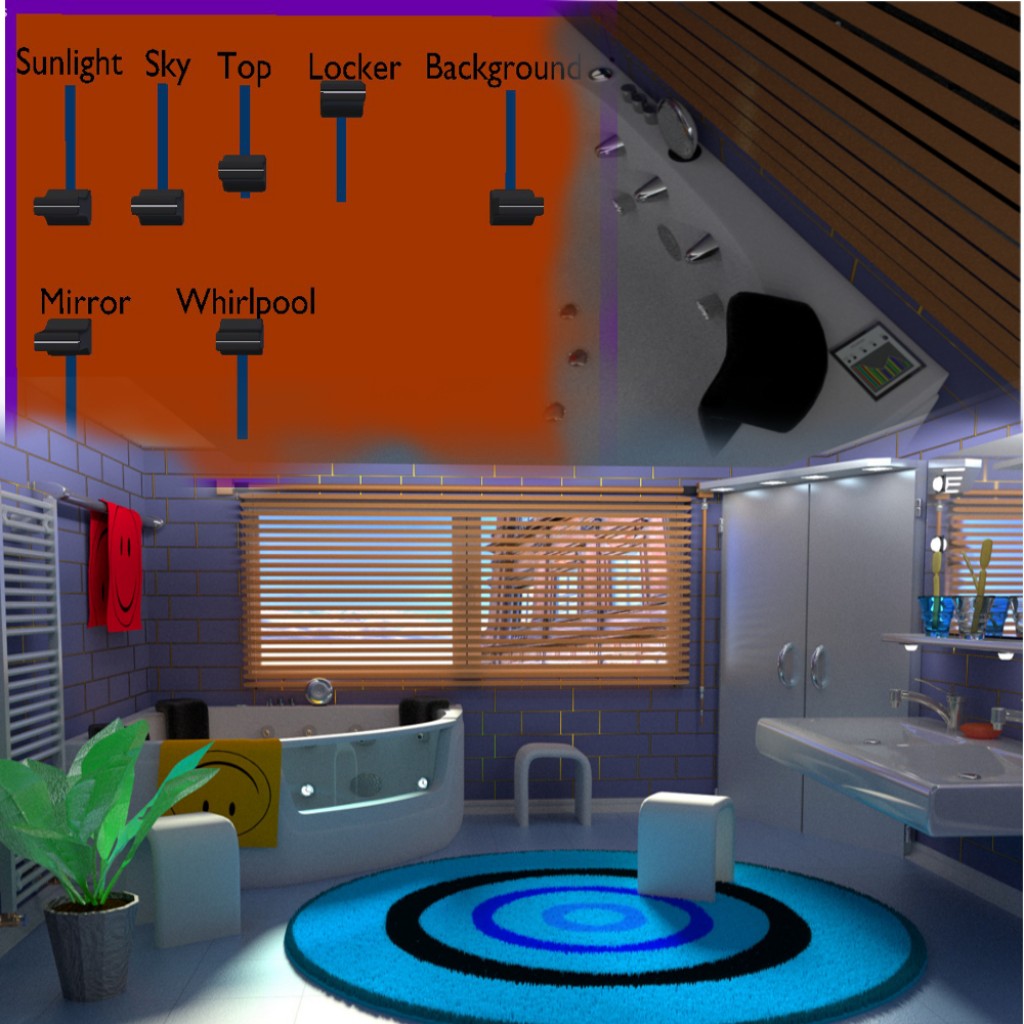 The Blue Bathroom preview image 1