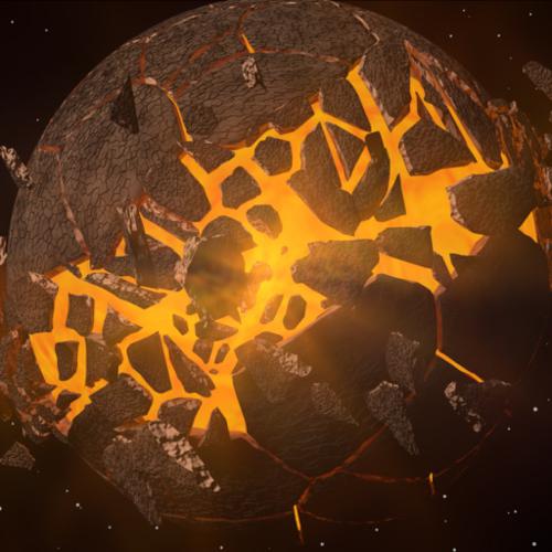 Planet Bursting into Pieces  preview image