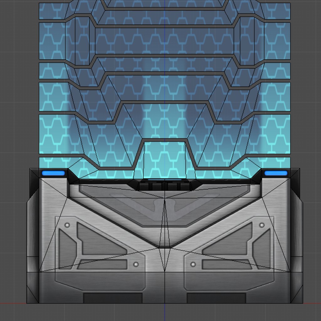 Sci-Fi Barrier (Low Poly) preview image 2