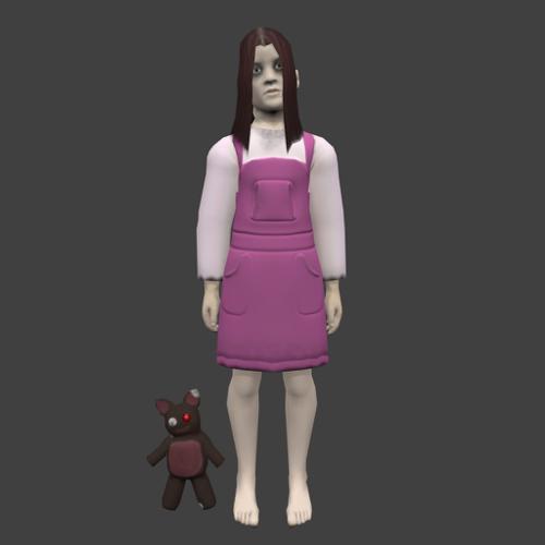 Creepy girl preview image