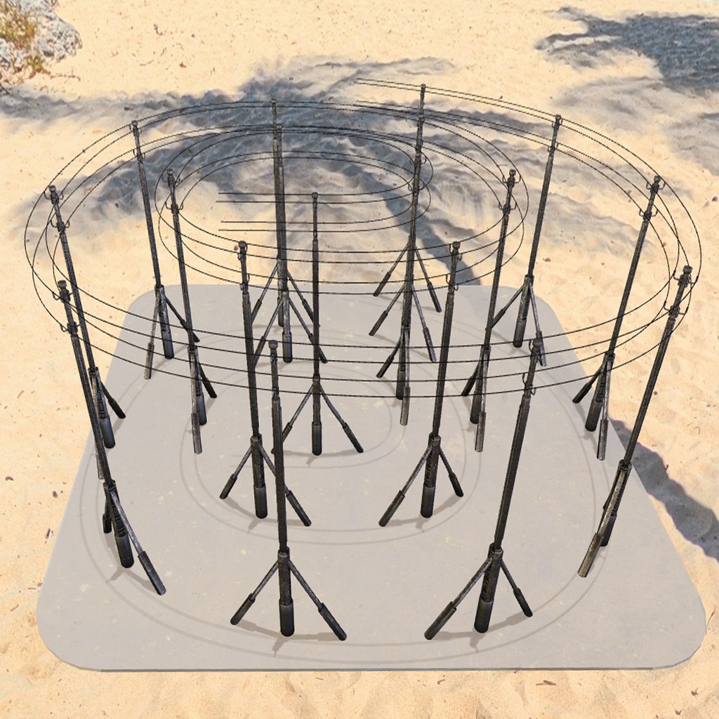 Futuristic power poles preview image 1