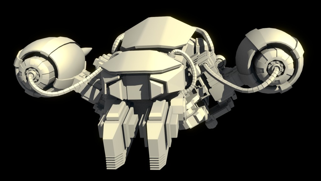 Lowpoly Spaceship preview image 1