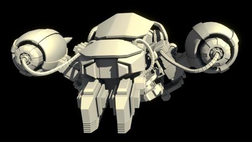 Lowpoly Spaceship preview image