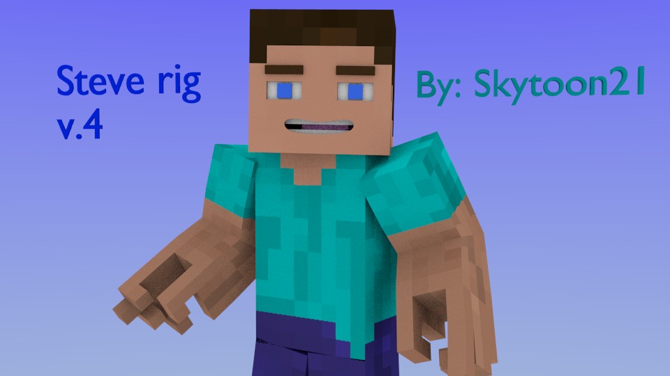 Steve rig v.4 - Skytoon21 preview image 2