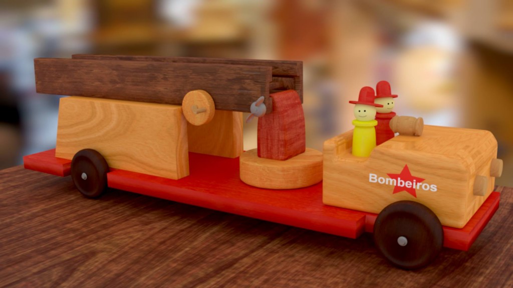 Wood truck - Caminhão de madeira preview image 1