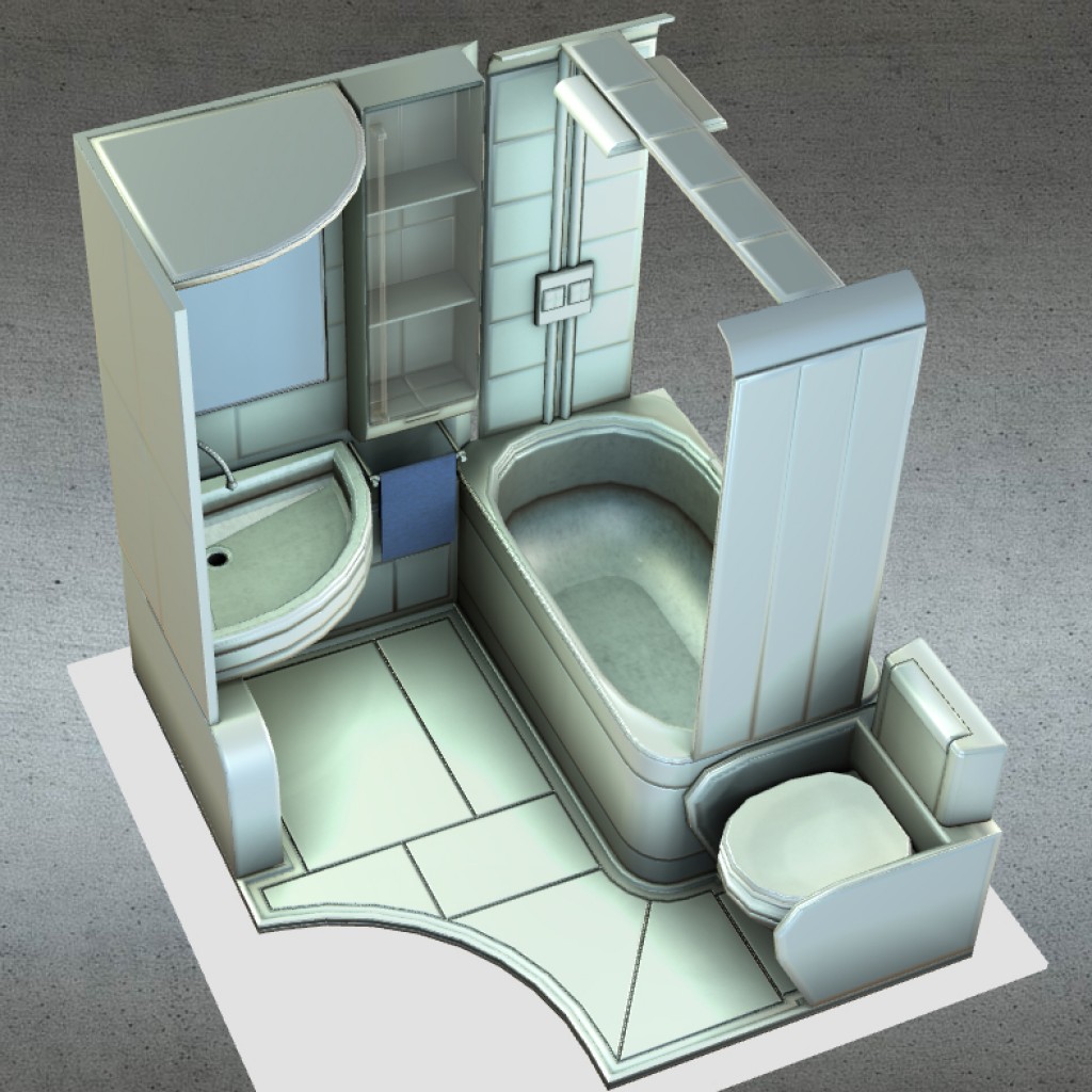Compact bathroom module preview image 3