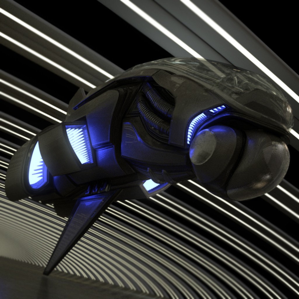 E-45 Sci-Fi Aircraft preview image 1