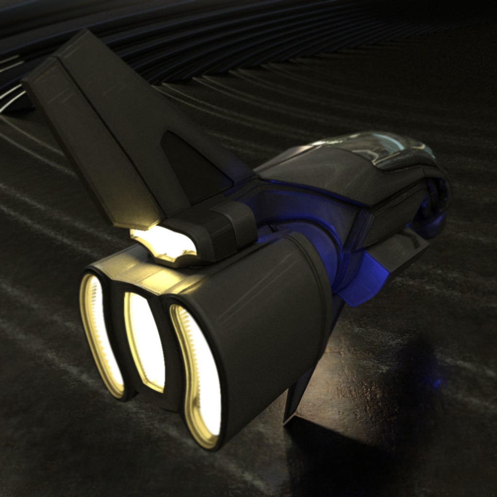 E-45 Sci-Fi Aircraft preview image 4