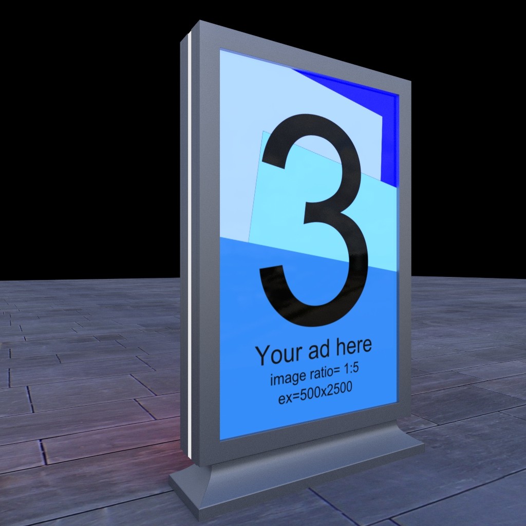 Scrolling advertising board preview image 1