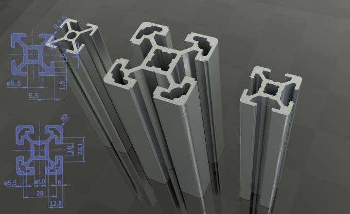  Aluminium Profile preview image 1