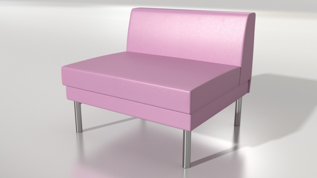 Armchair-without side preview image 1