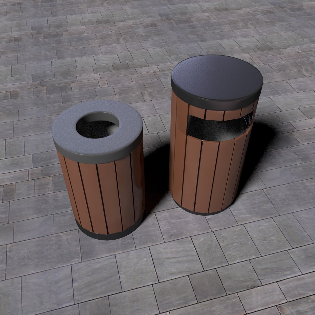 trash bins (2x) preview image 2