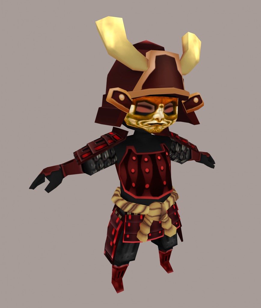 Low Poly Samurai preview image 2