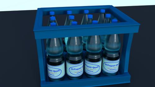 Box of water bottles preview image