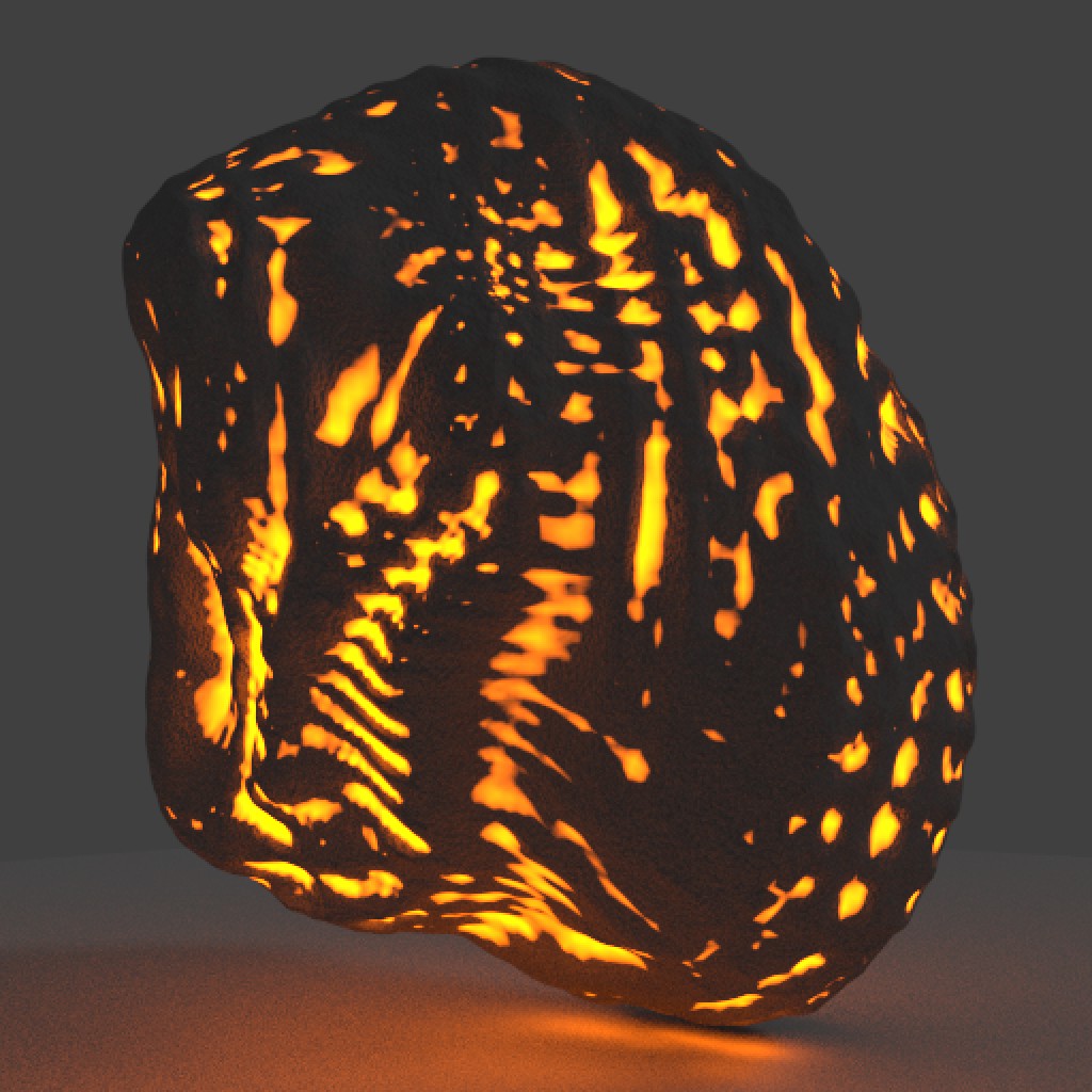 Procedural Rock Cavity Lava preview image 1