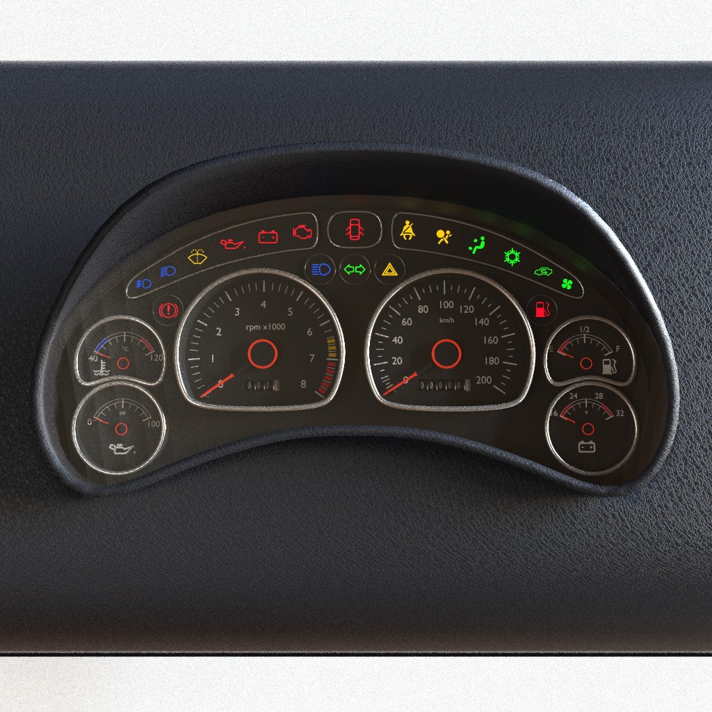 Blend Swap Car Dashboard