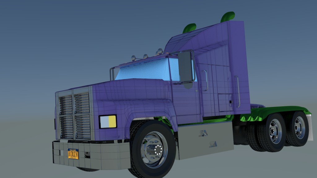 semi truck preview image 3