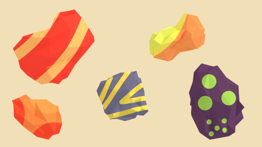 Fun with texture painting low poly models preview image 1