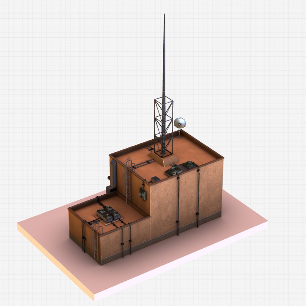 Futuristic ghetto building preview image 3