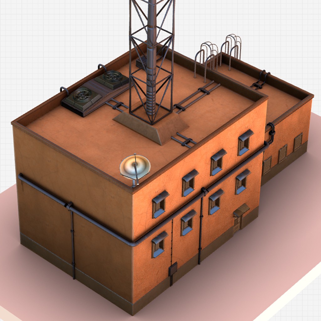 Futuristic ghetto building preview image 4