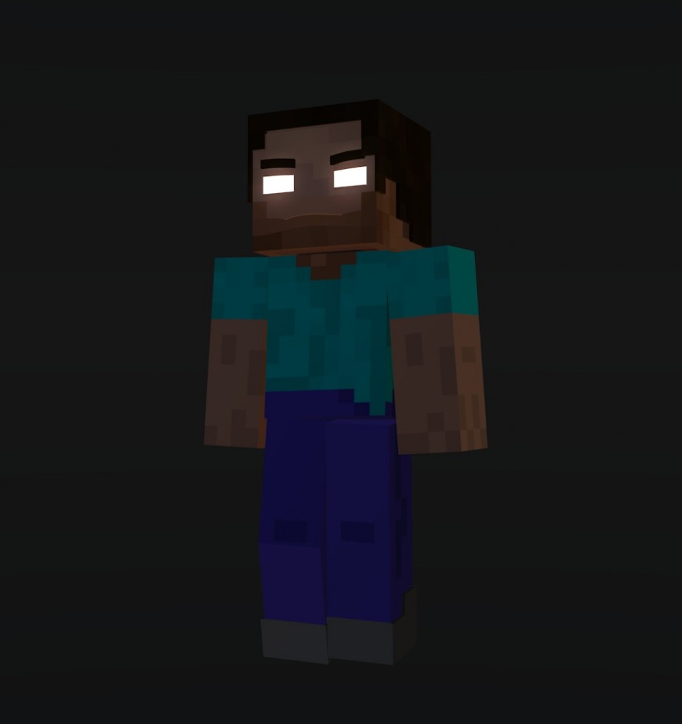 Herobrine Minecraft Rig preview image 1