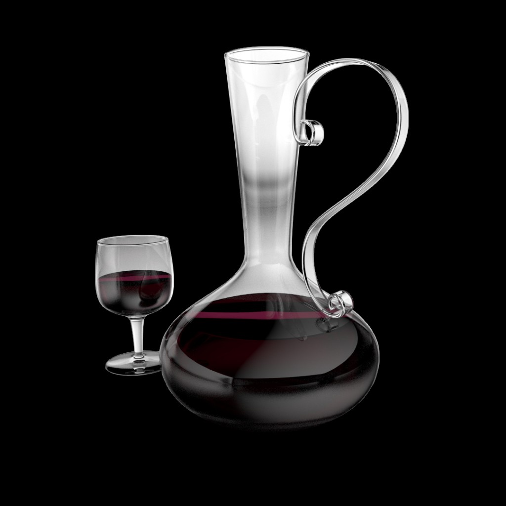 Vinejug and glass preview image 1