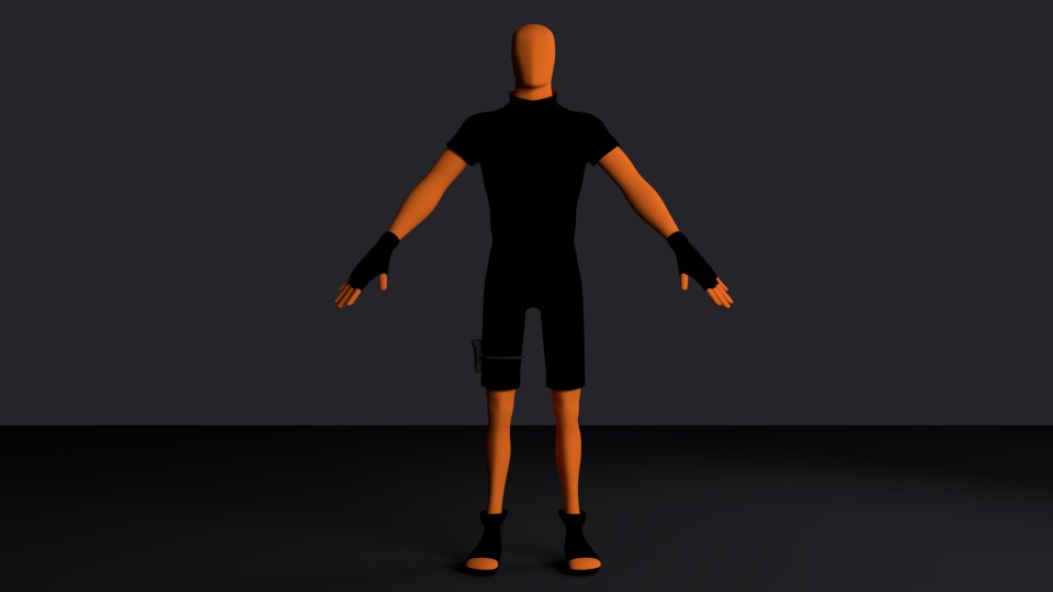 Low Poly Ninja preview image 1