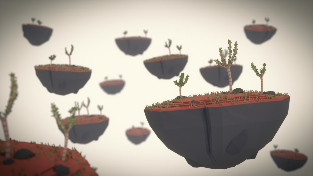 Low poly Stylized Sky Islands preview image 1