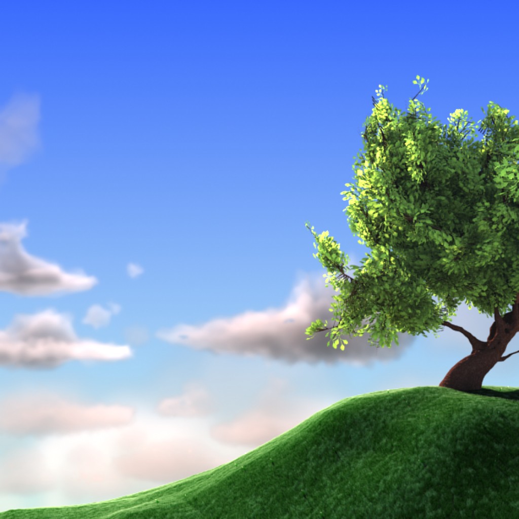 Clouds, trees, grass, nature stuff preview image 1