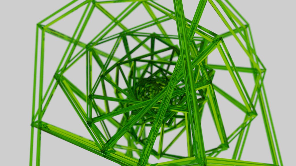 Wireframe Cube preview image 1