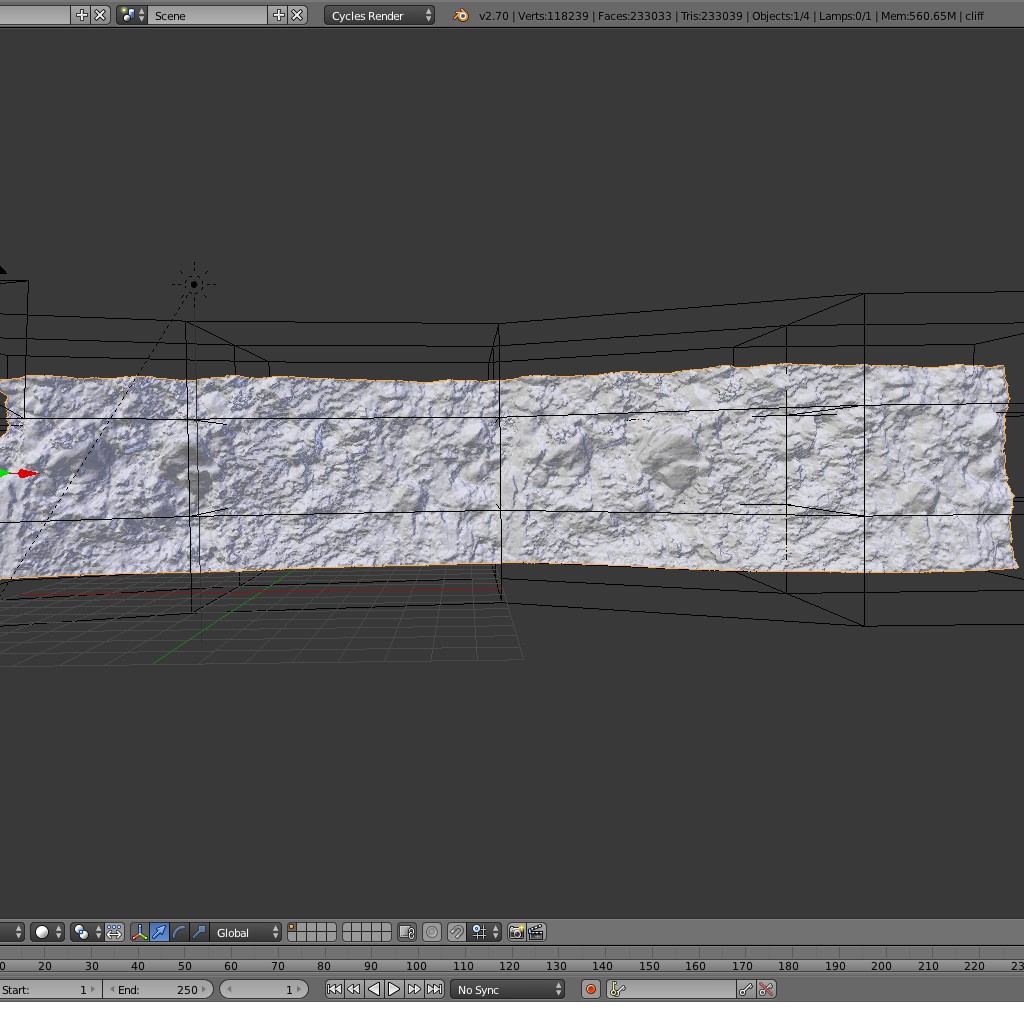 X tileable cliff preview image 3