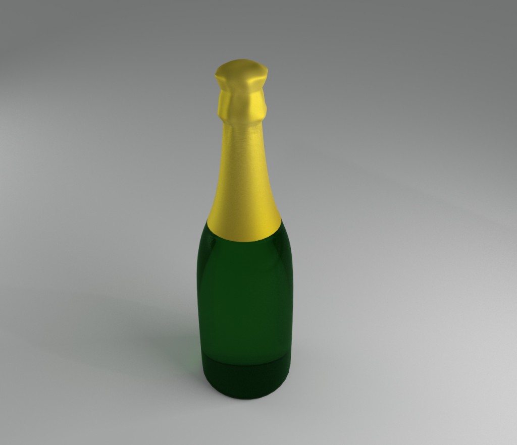 Garrafa de Champgne preview image 1