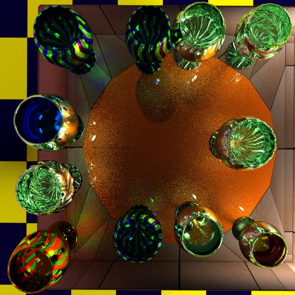 End Table with wine Glass set preview image 2