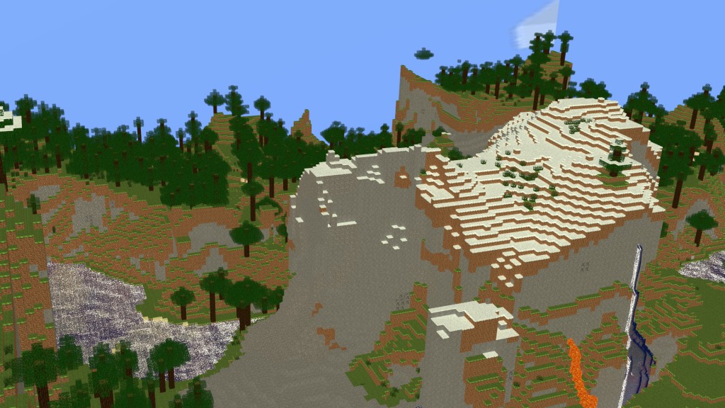 Minecraft map of moutains and cave systems(With textures included) preview image 1