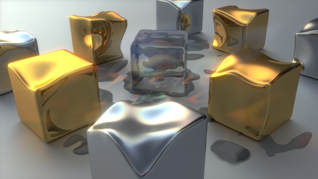 Elastic Cube and Frozen Suzanne preview image 1