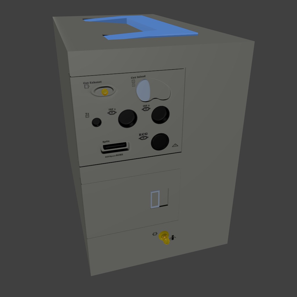 Heart/patient Monitor textured BDF preview image 2