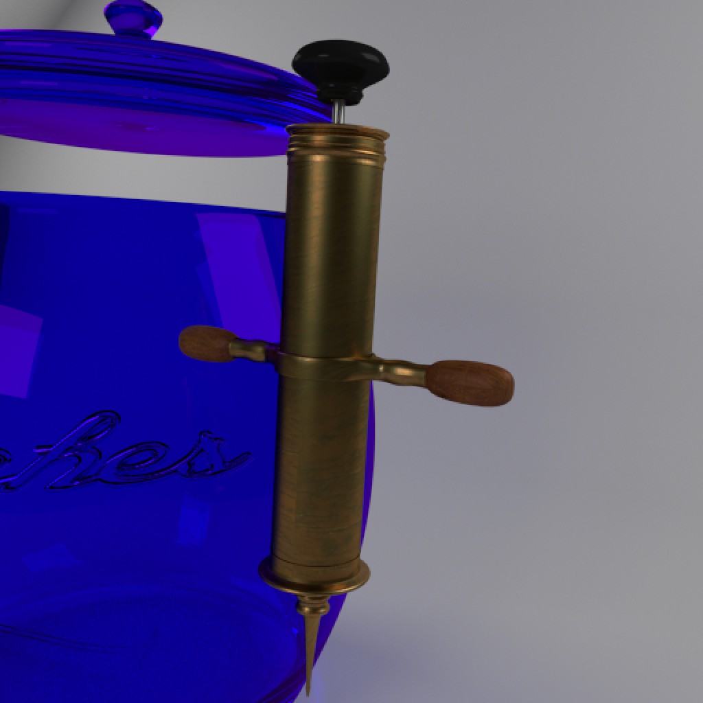 1860's style Syringe and Leech jar preview image 1