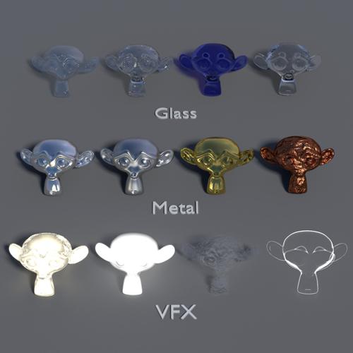 Materials set 1 - Cycles preview image