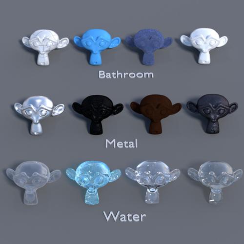 Materials set 02 - Cycles preview image