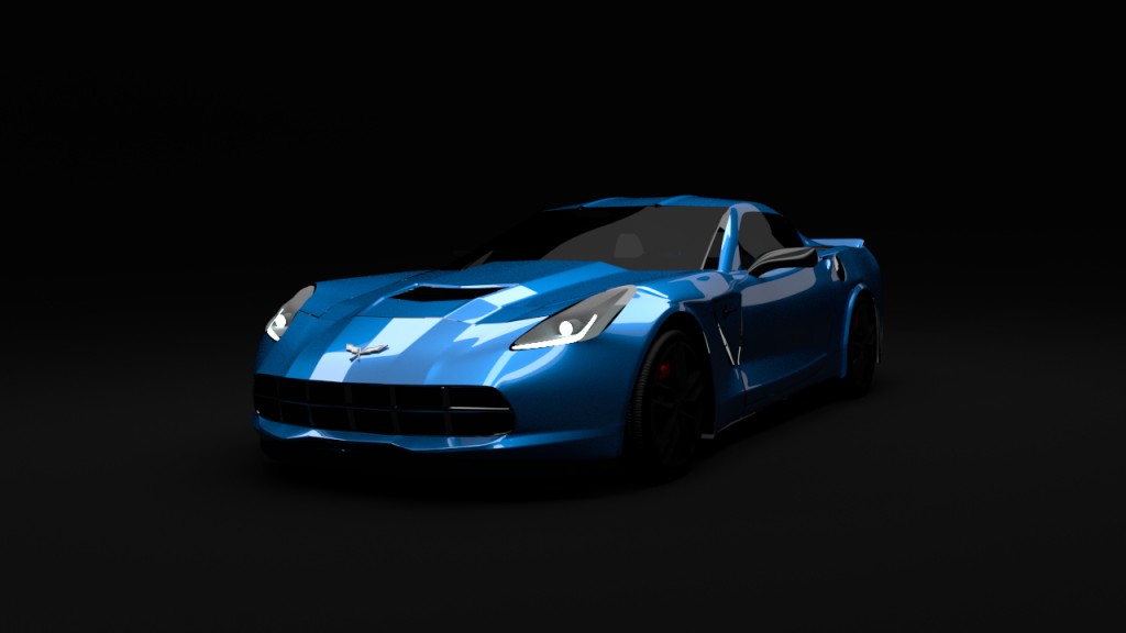 Corvette Stingray ZO6 (Original C7 model from: blend2cap) preview image 2