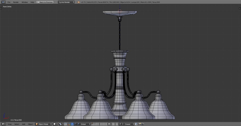 Modern Chandelier preview image 2