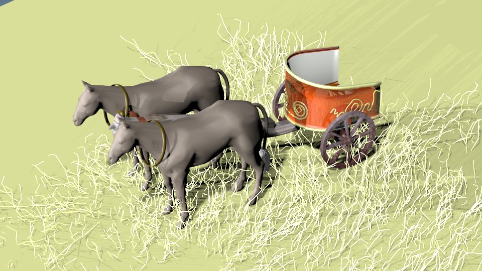 Horse and chariot preview image 1